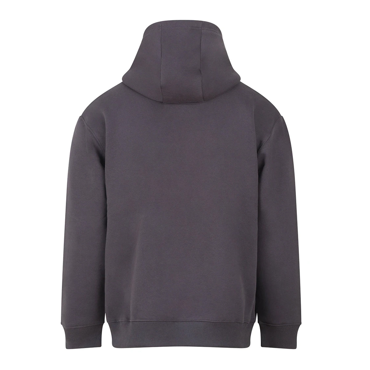 Solid Charcoal - Back - Awdis Mens Vision Heavyweight Full Zip Hoodie