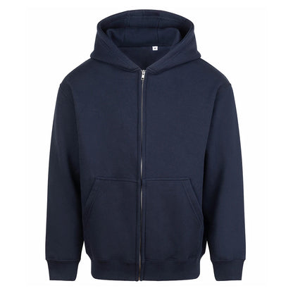 New French Navy - Front - Awdis Mens Vision Heavyweight Full Zip Hoodie