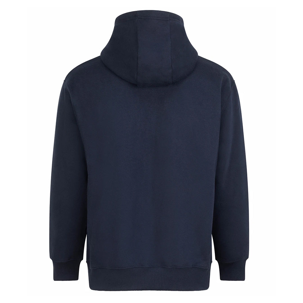 New French Navy - Back - Awdis Mens Vision Heavyweight Full Zip Hoodie