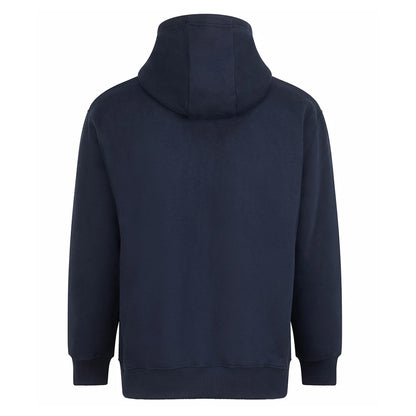 New French Navy - Back - Awdis Mens Vision Heavyweight Full Zip Hoodie