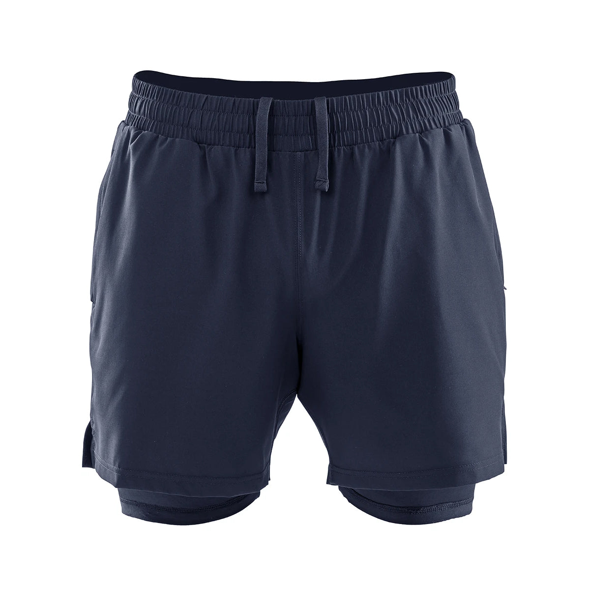 Navy - Front - Spiro Mens Recycled Shorts