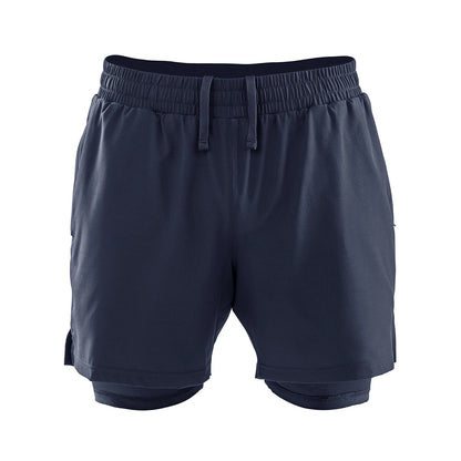 Navy - Front - Spiro Mens Recycled Shorts