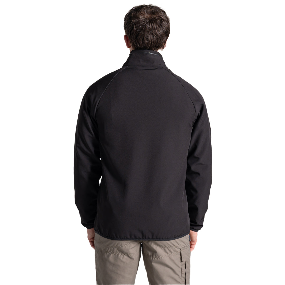 Black - Back - Craghoppers Expert Mens Compress Lite Hybrid Jacket