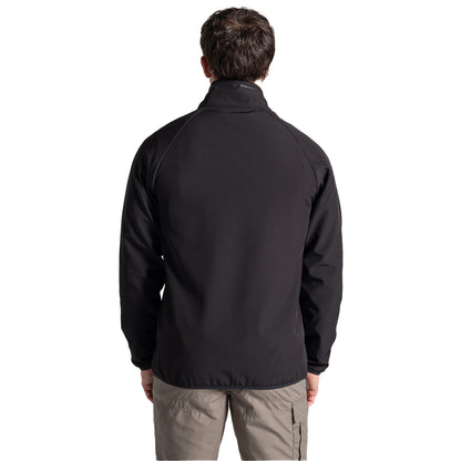 Black - Back - Craghoppers Expert Mens Compress Lite Hybrid Jacket