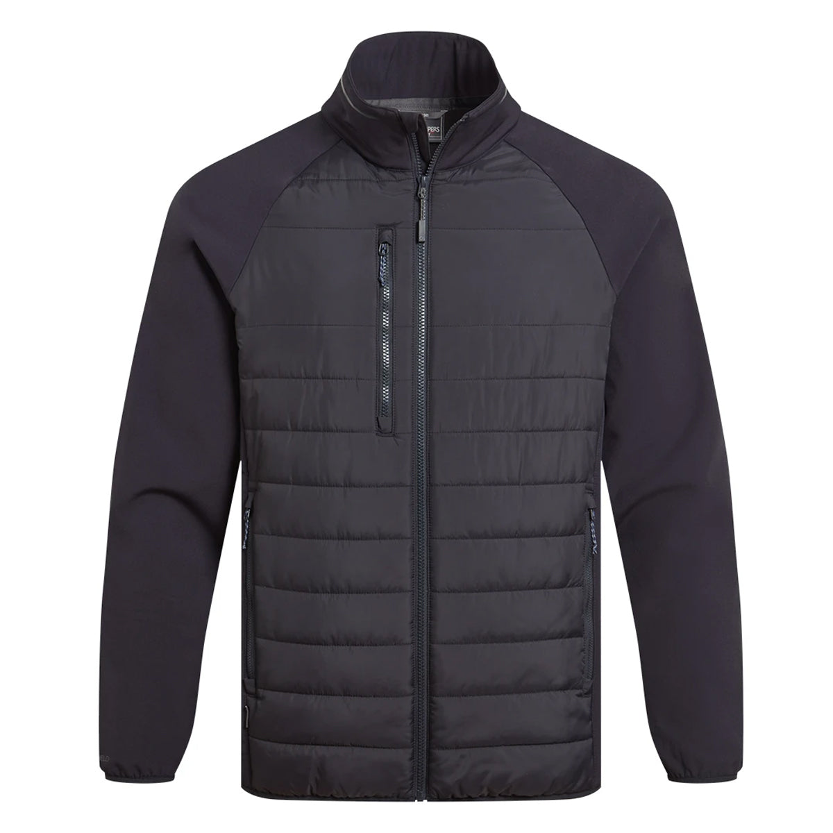 Navy - Front - Craghoppers Expert Mens Compress Lite Hybrid Jacket