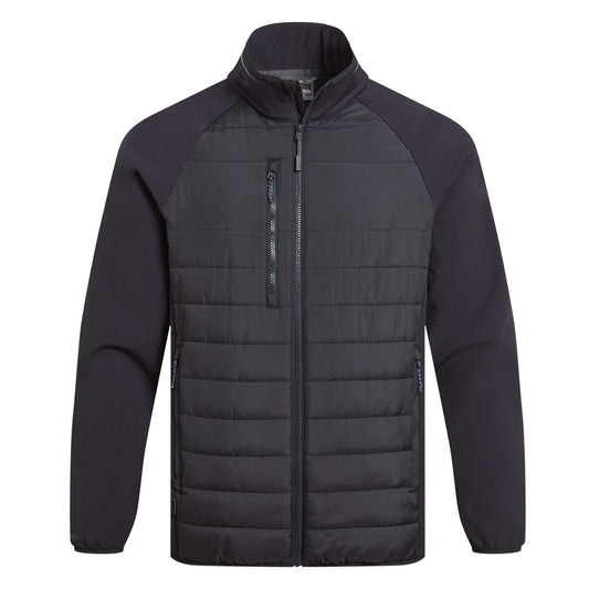 Navy - Front - Craghoppers Expert Mens Compress Lite Hybrid Jacket