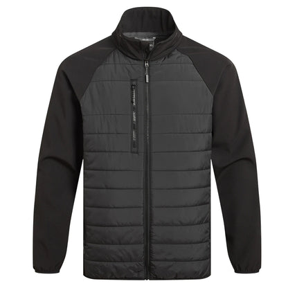 Black - Front - Craghoppers Expert Mens Compress Lite Hybrid Jacket