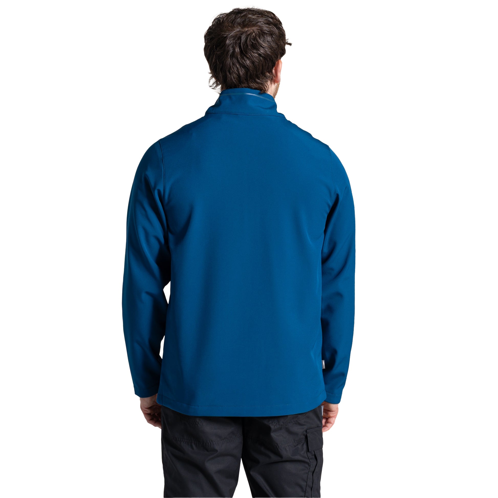 Poseidon Blue - Back - Craghoppers Expert Mens Basecamp ll Soft Shell Jacket