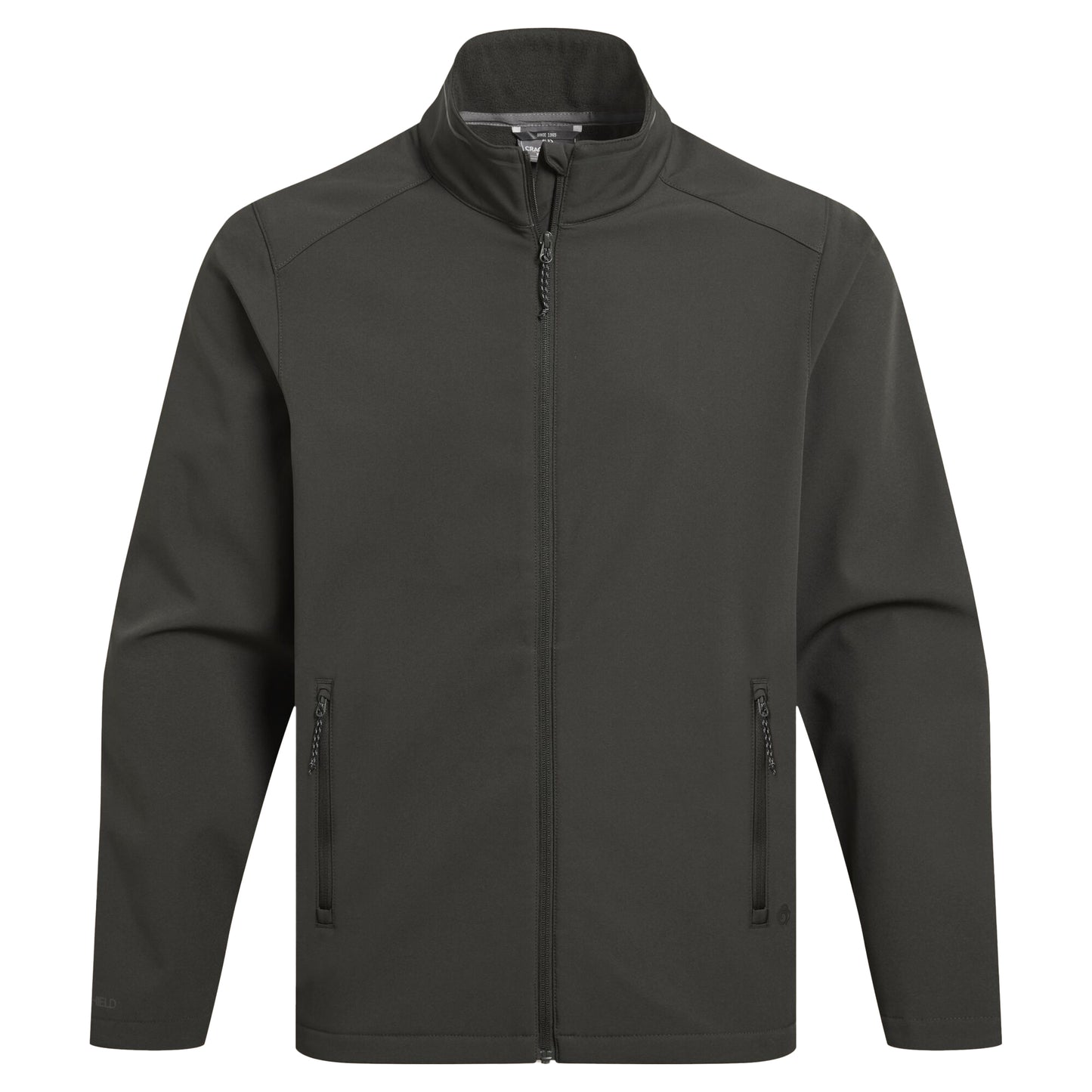 Dark Cedar Green - Front - Craghoppers Expert Mens Basecamp ll Soft Shell Jacket