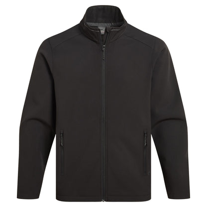 Black - Front - Craghoppers Expert Mens Basecamp ll Soft Shell Jacket