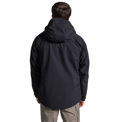 Black - Back - Craghoppers Expert Mens Basecamp 3 in 1 Jacket