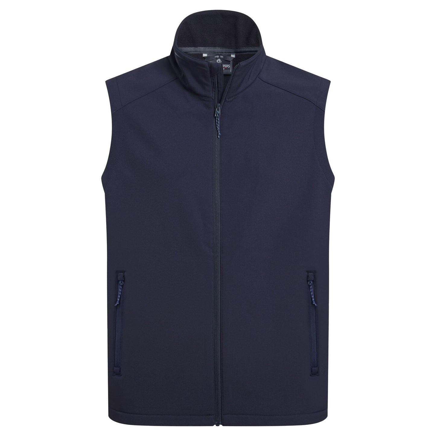 Navy - Front - Craghoppers Expert Mens Basecamp ll Softshell Body Warmer
