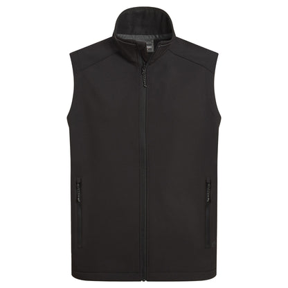 Black - Front - Craghoppers Expert Mens Basecamp ll Softshell Body Warmer