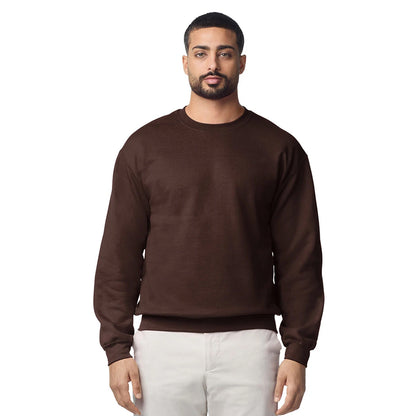 Dark Chocolate - Lifestyle - Gildan Womens-Ladies Heavy Blend Sweatshirt