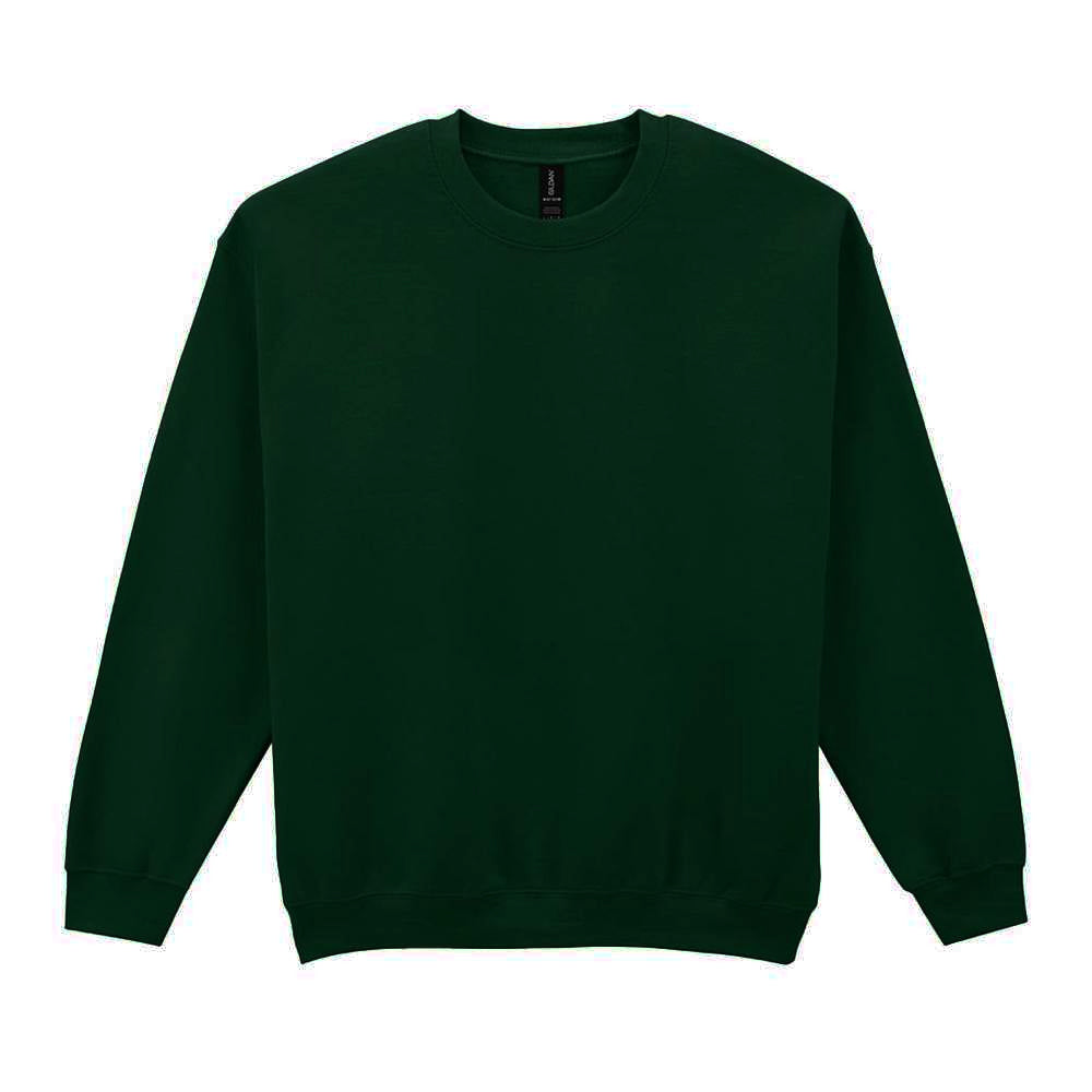 Dark Green - Front - Gildan Womens-Ladies Heavy Blend Sweatshirt
