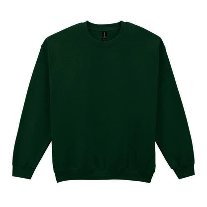Dark Green - Front - Gildan Womens-Ladies Heavy Blend Sweatshirt