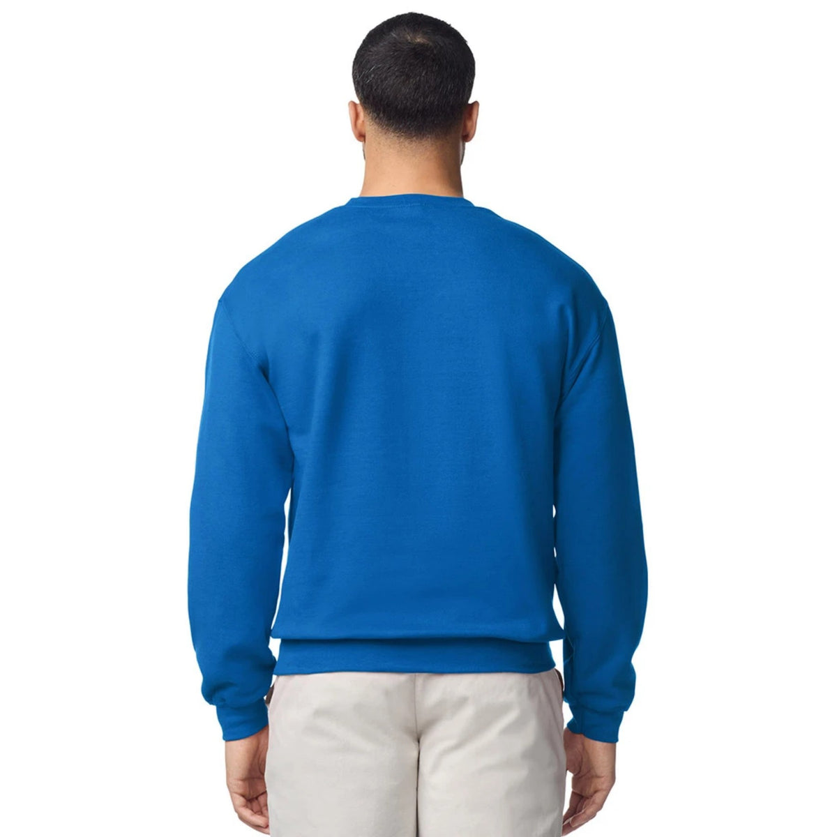 Deep Royal Blue - Back - Gildan Womens-Ladies Heavy Blend Sweatshirt