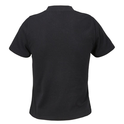 Deep Black - Back - SOLS Womens-Ladies Lilia Low Cropped T-Shirt