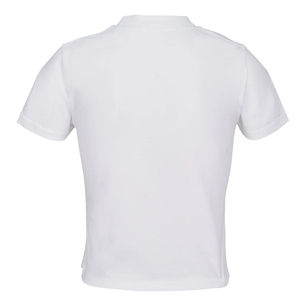 White - Back - SOLS Womens-Ladies Lilia Low Cropped T-Shirt