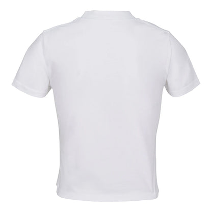 White - Back - SOLS Womens-Ladies Lilia Low Cropped T-Shirt