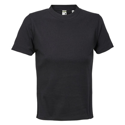 Deep Black - Front - SOLS Womens-Ladies Lilia Low Cropped T-Shirt