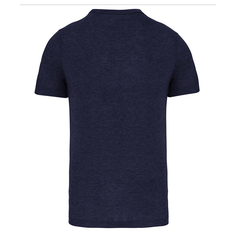 French Navy Heather - Back - Proact Mens Triblend Sports T-Shirt