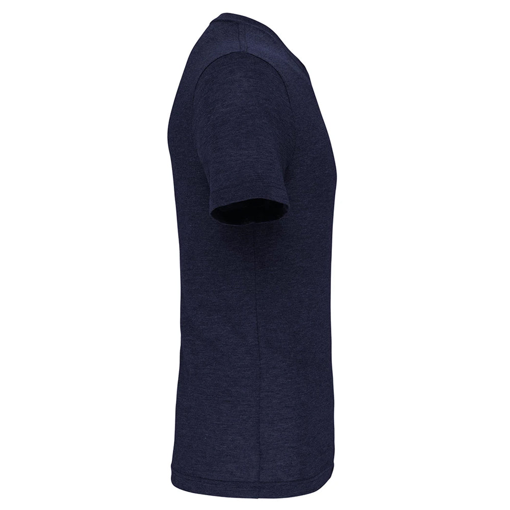 French Navy Heather - Side - Proact Mens Triblend Sports T-Shirt