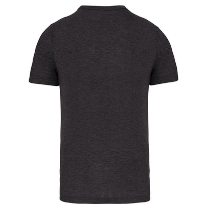 Dark Grey Heather - Back - Proact Mens Triblend Sports T-Shirt