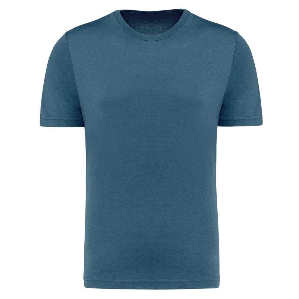 Duck Blue Heather - Front - Proact Mens Triblend Sports T-Shirt