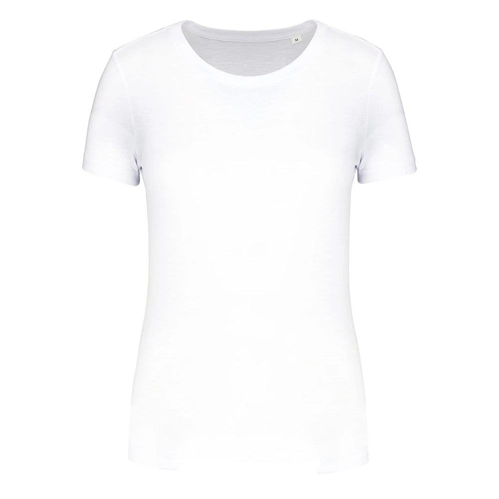 White - Front - Proact Womens-Ladies Triblend Sports T-Shirt