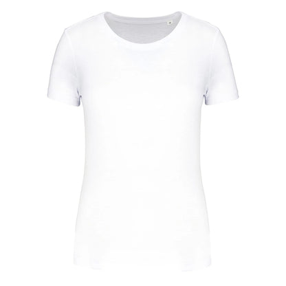 White - Front - Proact Womens-Ladies Triblend Sports T-Shirt