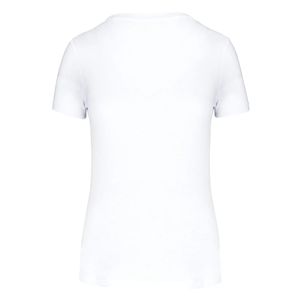 White - Back - Proact Womens-Ladies Triblend Sports T-Shirt