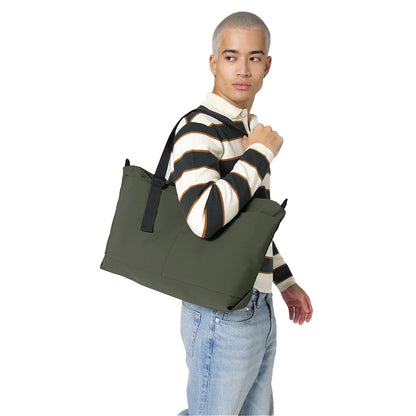 Pine Green - Back - Bagbase Minimal Lifestyle Tote Bag