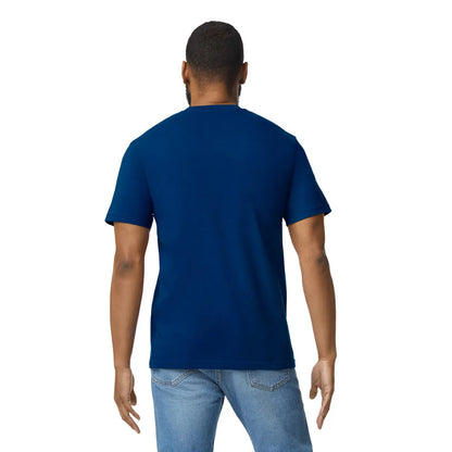 Navy - Back - Gildan Mens Softstyle Midweight T-Shirt