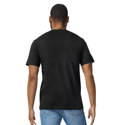 Pitch Black - Back - Gildan Mens Softstyle Midweight T-Shirt