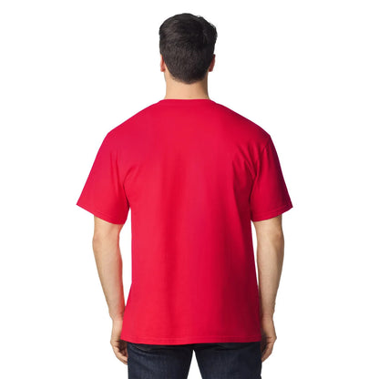 Red - Back - Gildan Mens Softstyle Midweight T-Shirt