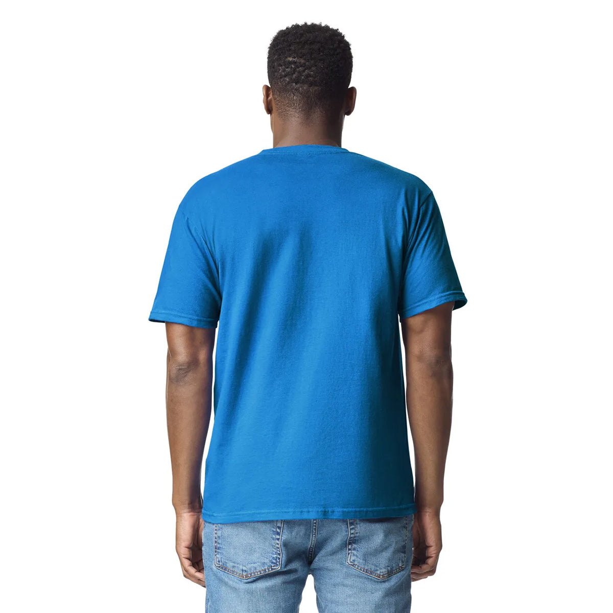 Royal Blue - Back - Gildan Mens Softstyle Midweight T-Shirt