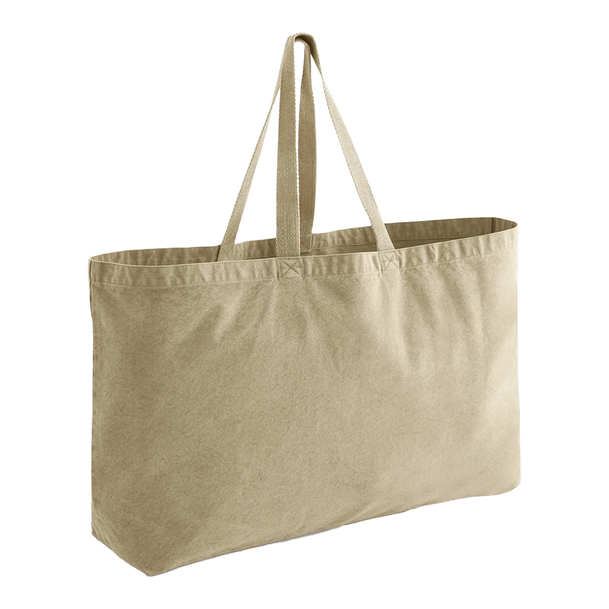 Vintage Sand - Front - Westford Mill Garment Dyed Oversized 36L Tote Bag