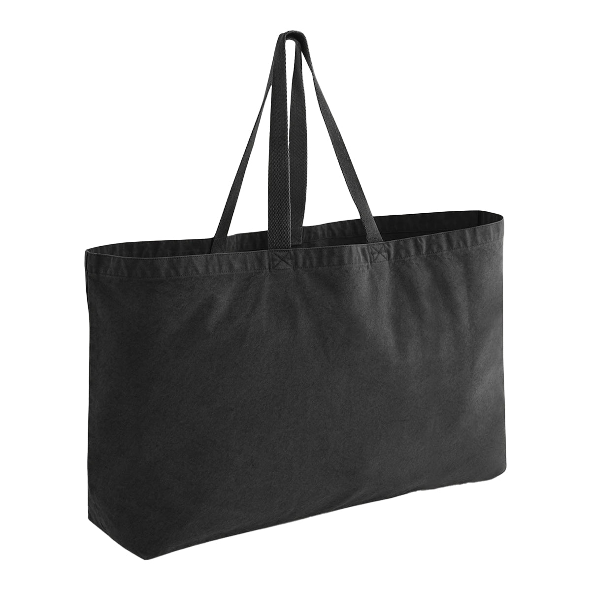 Vintage Black - Front - Westford Mill Garment Dyed Oversized 36L Tote Bag