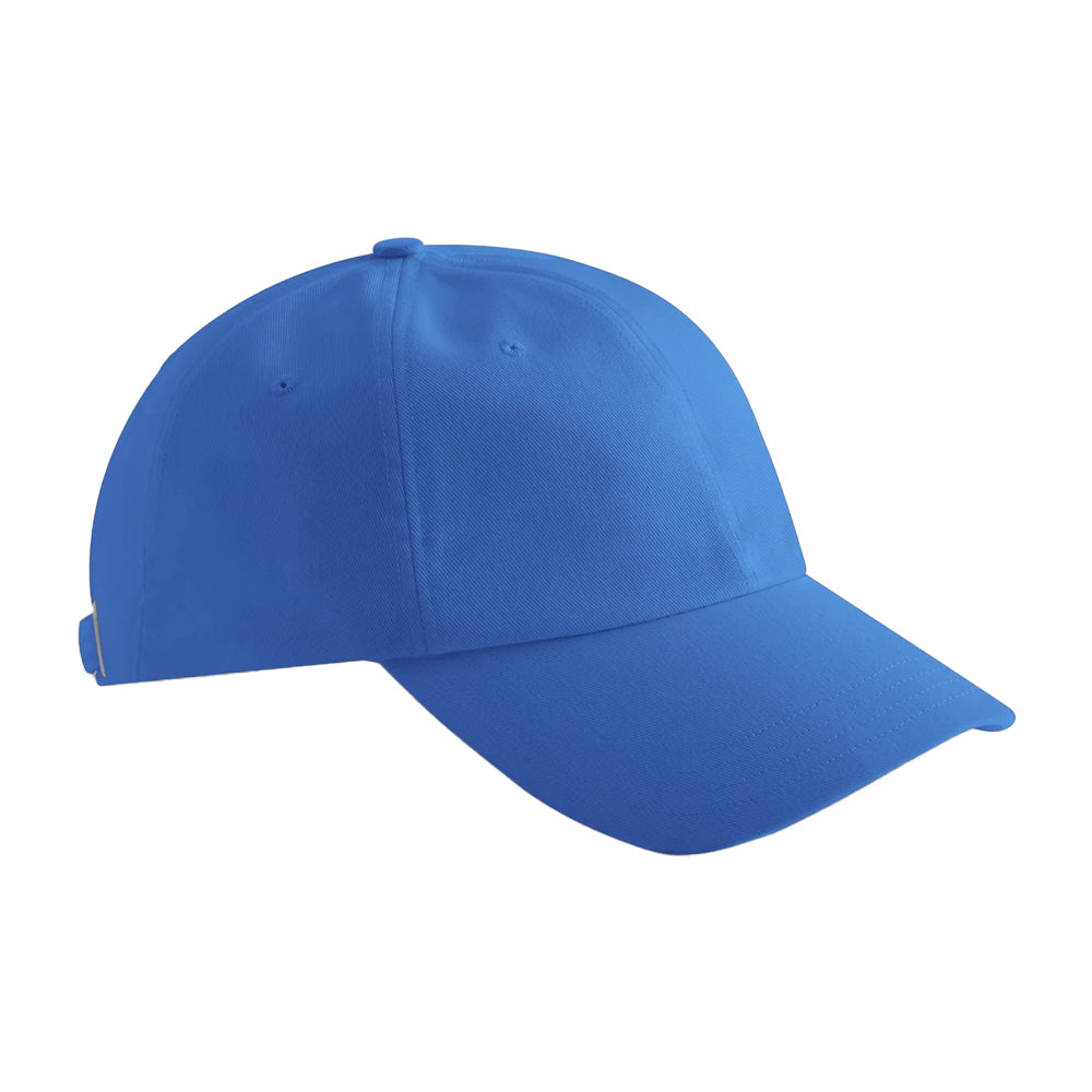 Cornflower - Front - Beechfield Organic Cotton Baseball Cap