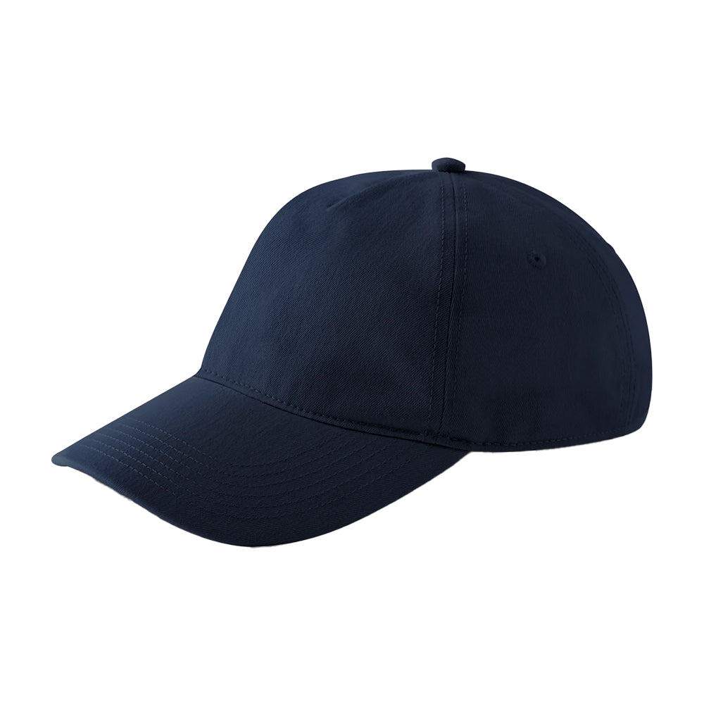 French Navy - Back - Beechfield Leisure Plain Baseball Cap