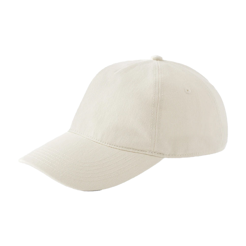 Natural - Back - Beechfield Leisure Plain Baseball Cap