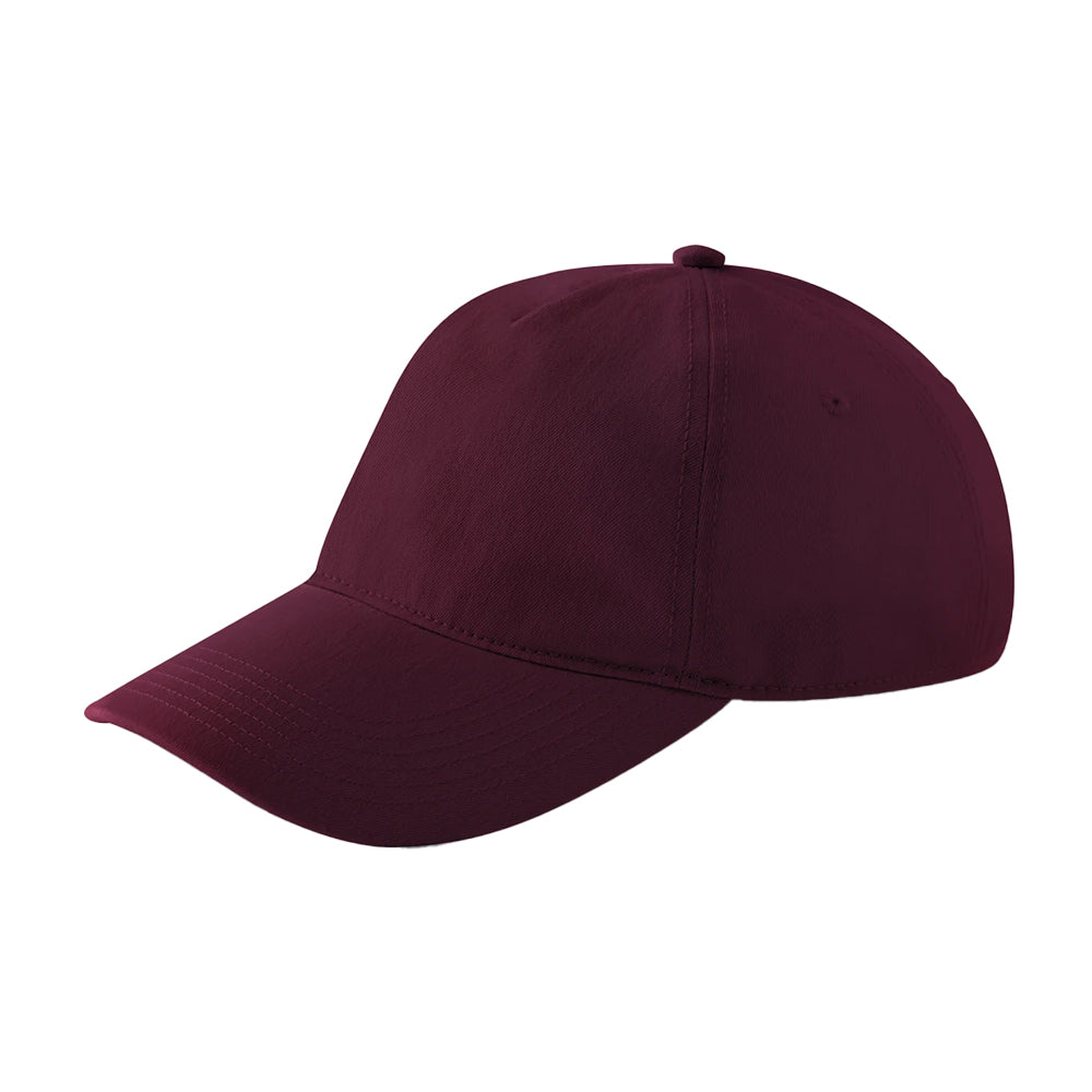 Burgundy - Back - Beechfield Leisure Plain Baseball Cap