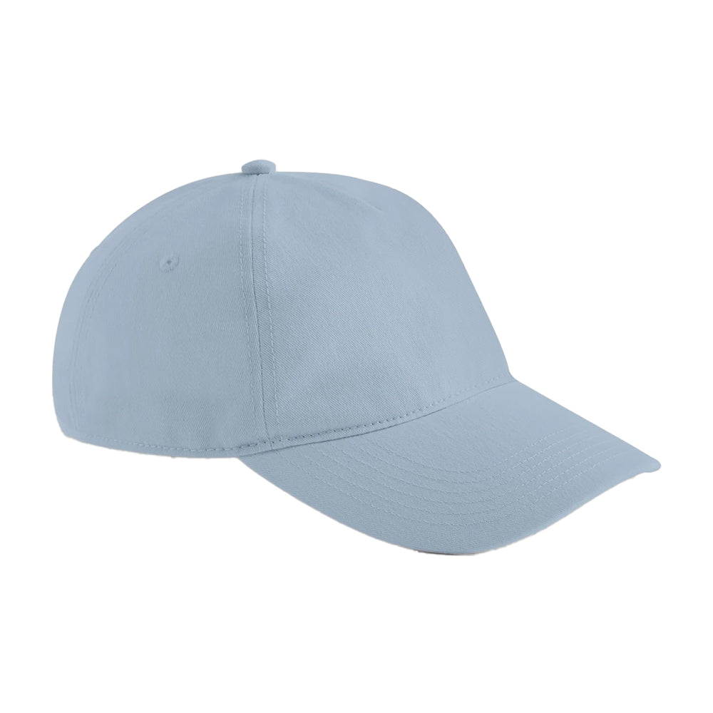 Dusty Blue - Front - Beechfield Leisure Plain Baseball Cap