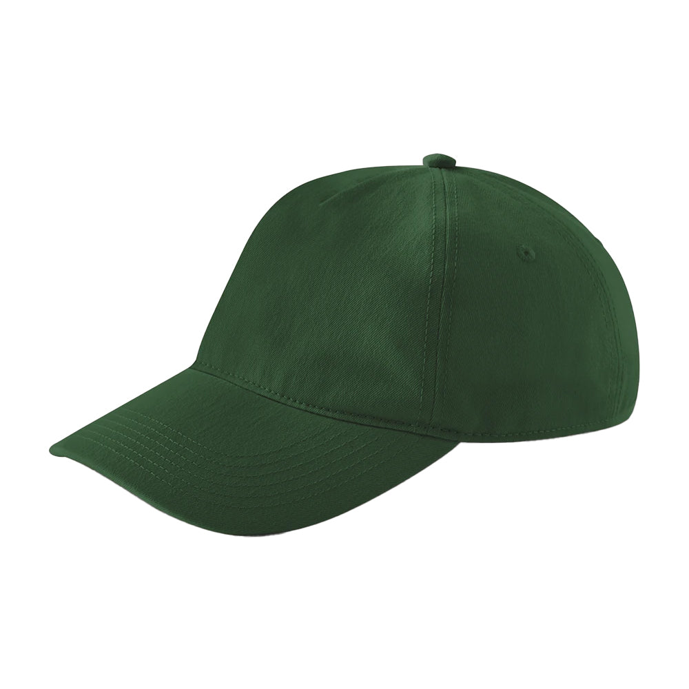 Forest Green - Back - Beechfield Leisure Plain Baseball Cap
