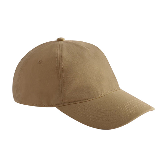 Biscuit - Front - Beechfield Leisure Plain Baseball Cap