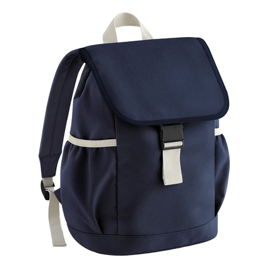 Navy - Front - Bagbase Childrens-Kids Adventure Backpack