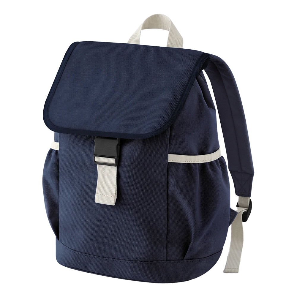 Navy - Back - Bagbase Childrens-Kids Adventure Backpack