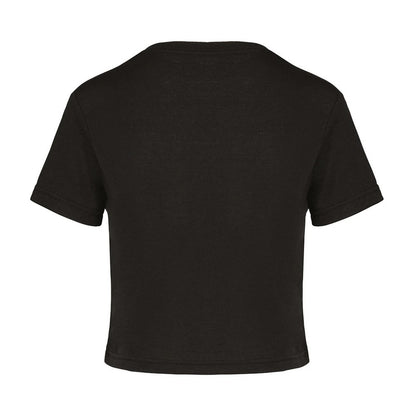 Black - Back - Proact Womens-Ladies Triblend Crop Top