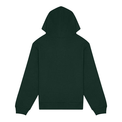 Forest Green - Back - Canvas Unisex Adult Heavyweight Hoodie